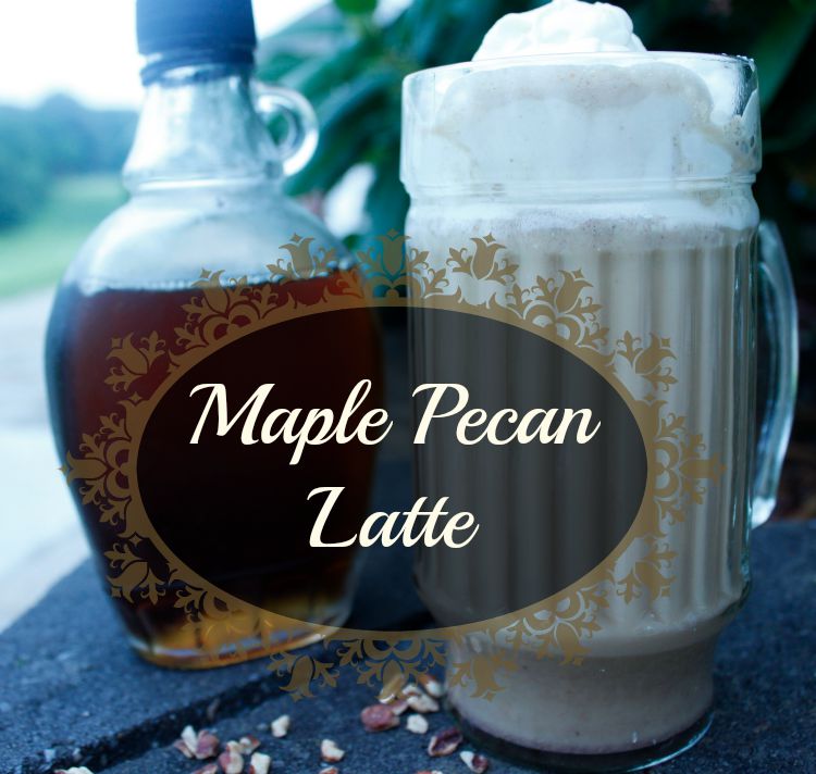 Maple Pecan Latte #diycoffeeshop #natural #norefinedsugar